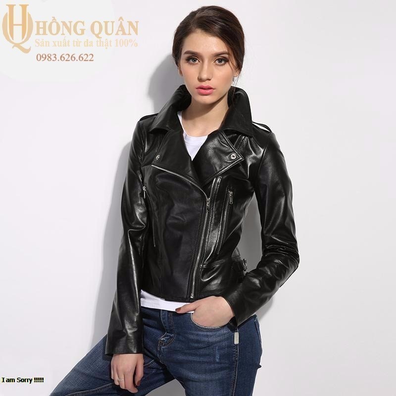 Cách phối đồ với áo da nữ cá tính trẻ trung